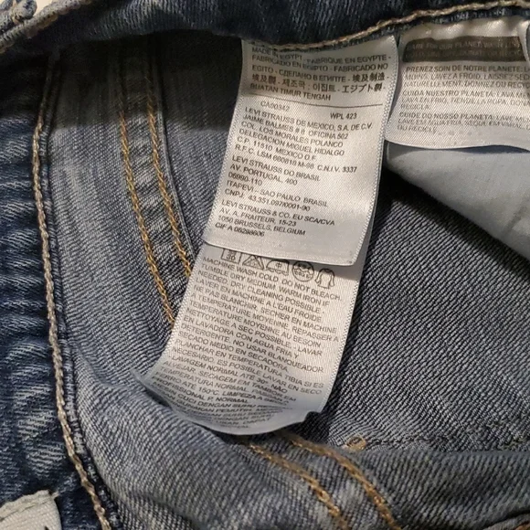 Levi's Men's Light Blue Straight Jeans - Picture 2 of 9